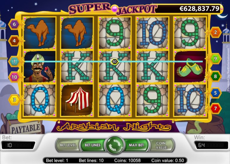 Arabian Nights slot machine